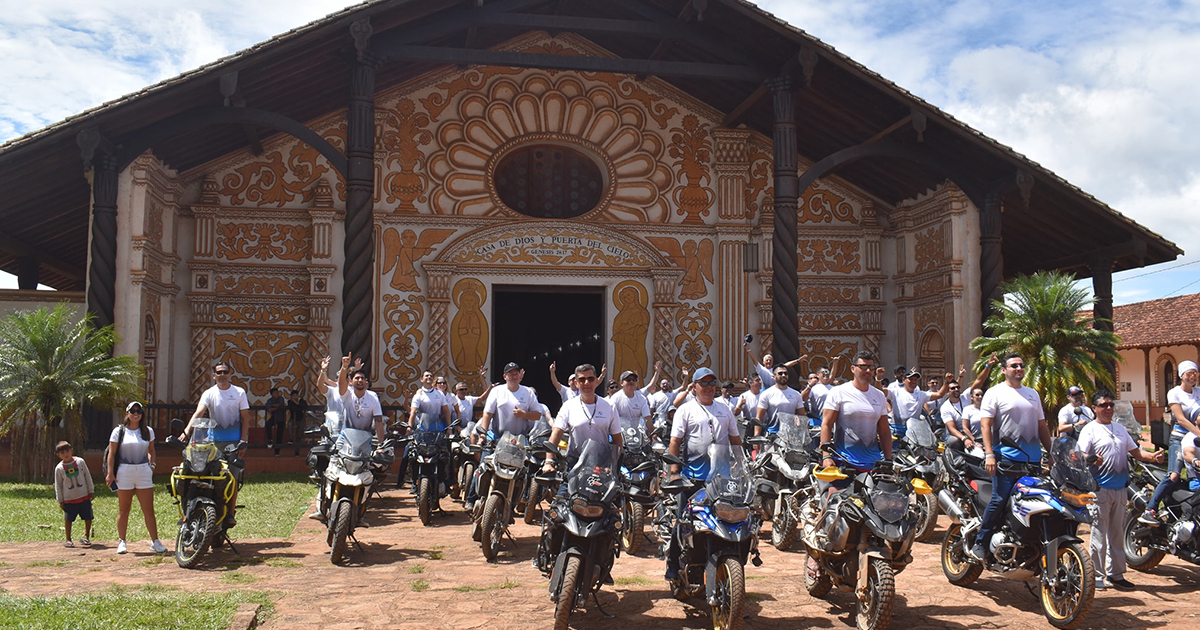 Turismo de motoqueros en Concepción, Santa Cruz (Foto: TVCn)